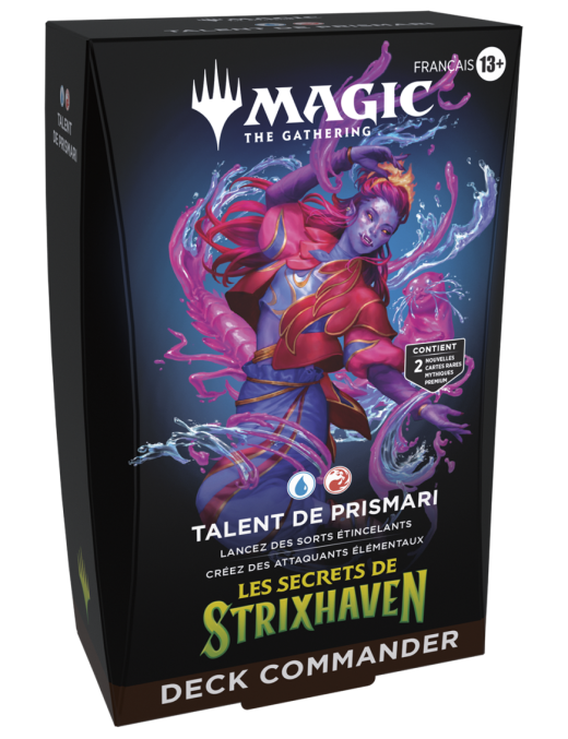 Talent de Prismari Magic Les secrets de Strixhaven Deck Commander FR MTG