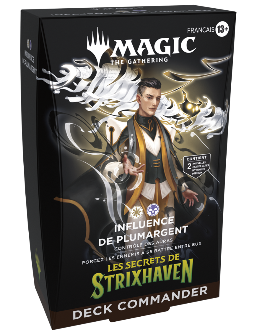 Influence de Plumargent Magic Les secrets de Strixhaven Deck Commander FR MTG
