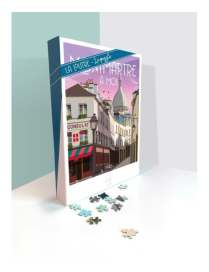 Puzzle 1000 pcs Montmartre - La Loutre