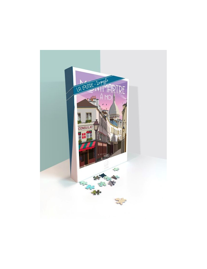Puzzle 1000 pcs Montmartre - La Loutre