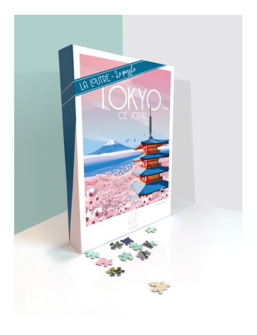 Puzzle 1000 pcs Tokyo - La Loutre