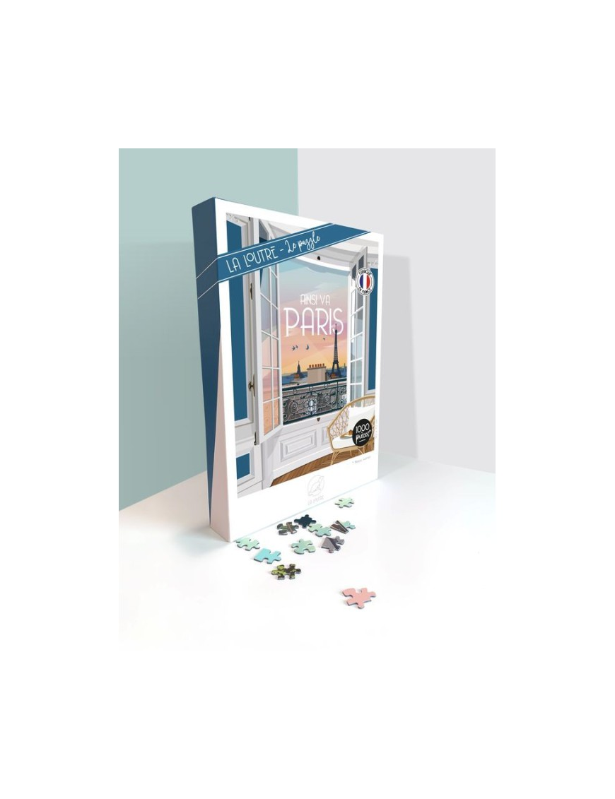 Puzzle 1000 pcs Ainsi vas Paris - La Loutre