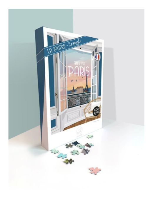 Puzzle 1000 pcs Ainsi vas Paris - La Loutre