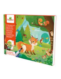 Pockets Coloriage magique à l'eau Au coeur de la nature Sycomore