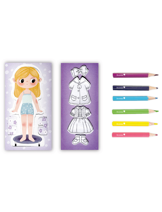 Pockets Ta mode à dessiner et à coller Sycomore