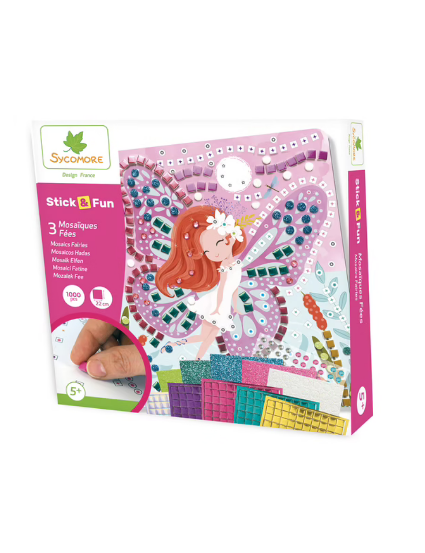 Stick & Fun Mosaiques Fées Sycomore