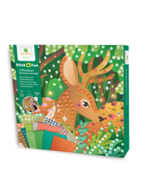 Stick & Fun Mosaiques Animaux Sauvages Sycomore