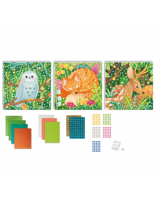 Stick & Fun Mosaiques Animaux Sauvages Sycomore