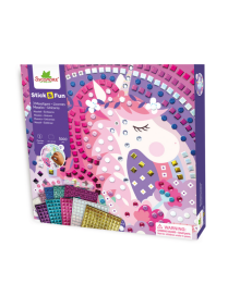 Stick & Fun Mosaiques Licorne Sycomore