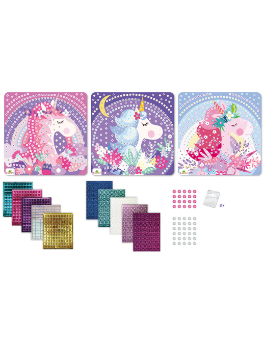 Stick & Fun Mosaiques Licorne Sycomore