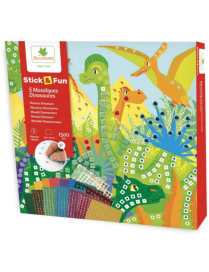 Stick & Fun Mosaiques Dinosaure Sycomore