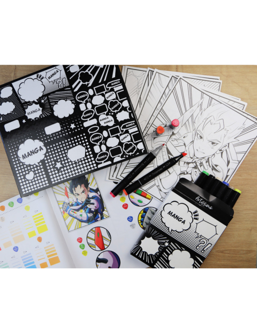 Coffret Atelier Manga Garçon Sycomore