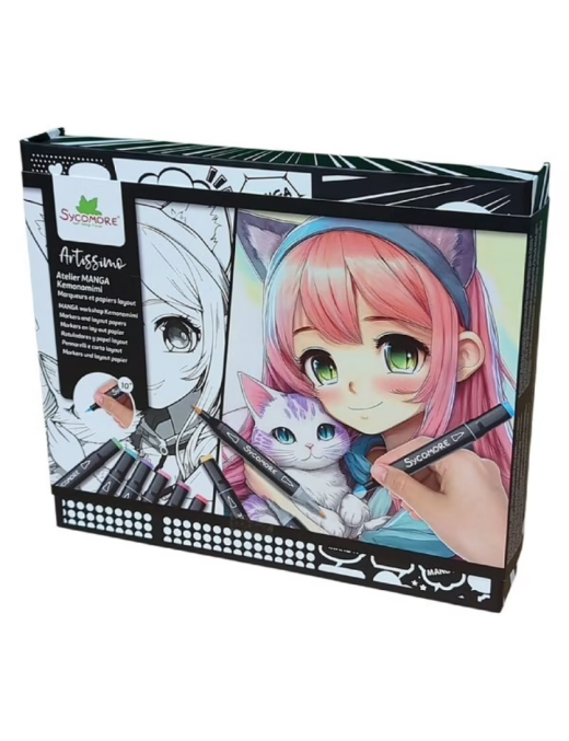 Coffret Atelier Manga Kémonomimi Sycomore
