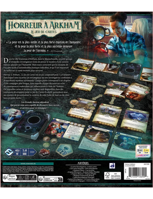 Horreur a Arkham JCE : Le Jeu de Cartes Edition 2026 FR
