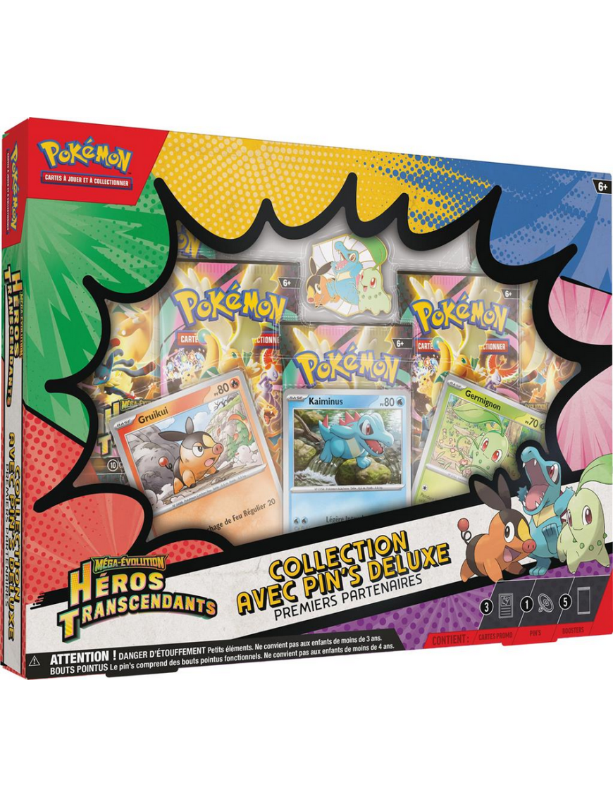 Pokemon Coffret Deluxe Pin Collection Heros Transcendant  ME2.5 FR