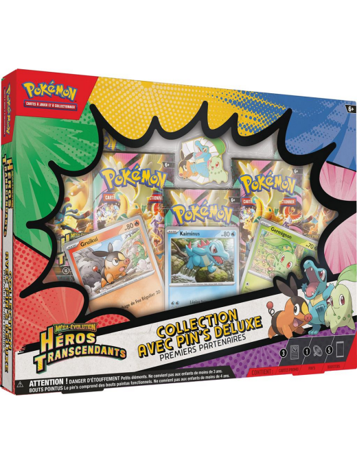 Pokemon Coffret Deluxe Pin Collection Heros Transcendant  ME2.5 FR