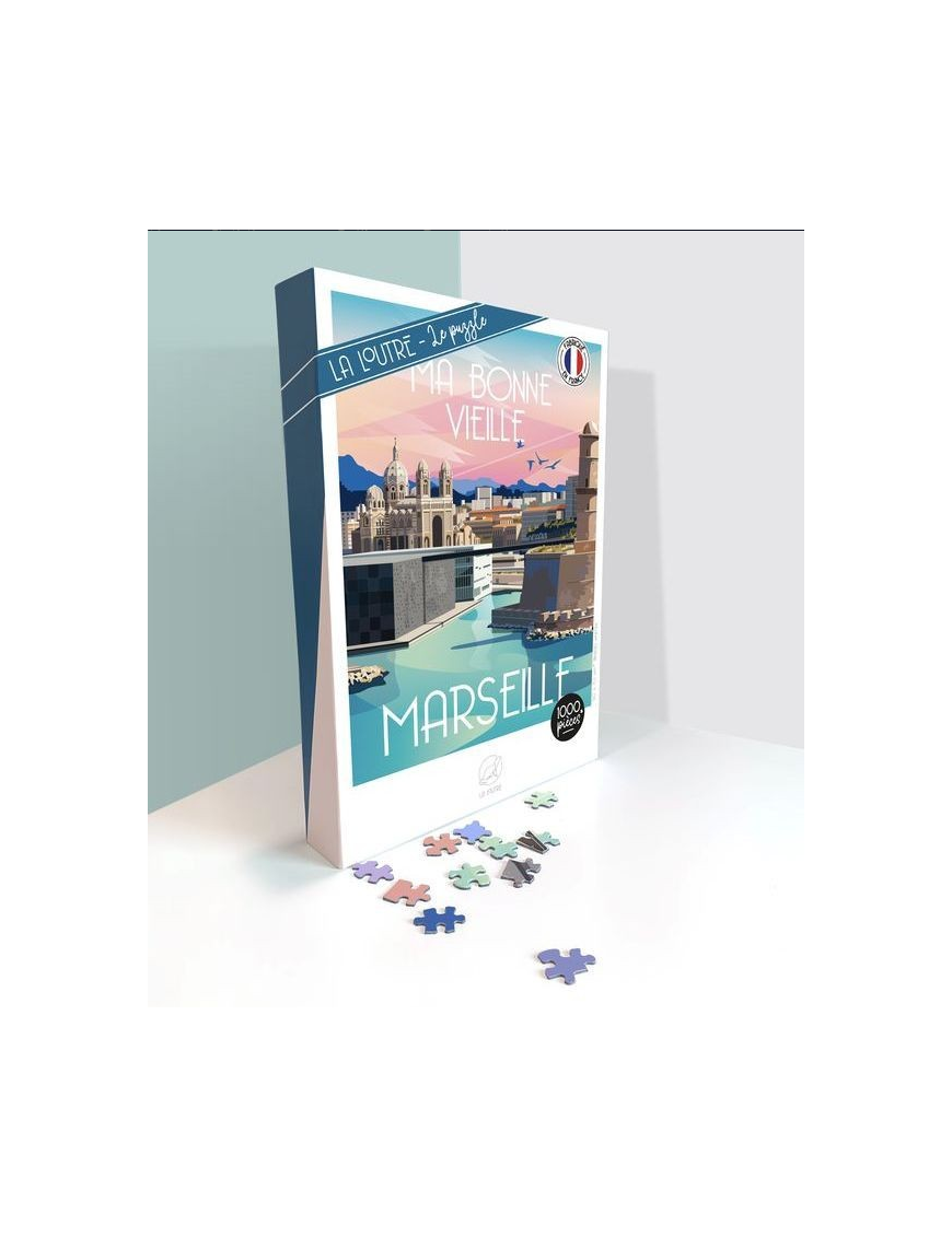 Puzzle 1000 pcs Marseille - La Loutre