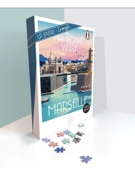 Puzzle 1000 pcs Marseille - La Loutre