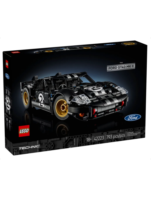 LEGO Technic La voiture de course 1966 Ford GT40 MKII 42223