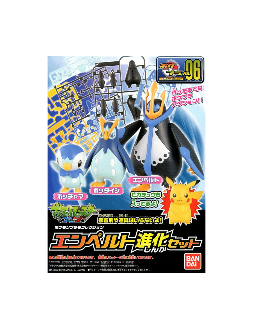 Maquette Pokemon Pokepla Tiplouf ou ses Evolutions Bandai