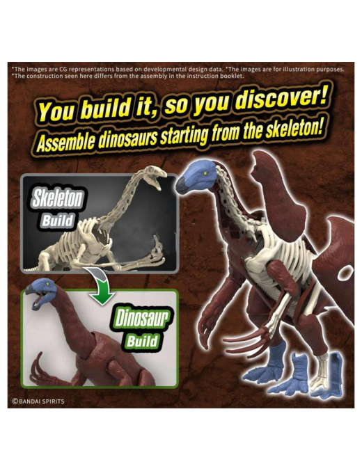 Maquette de dinosaure Plannosaurus Therizinosaurus Bandai