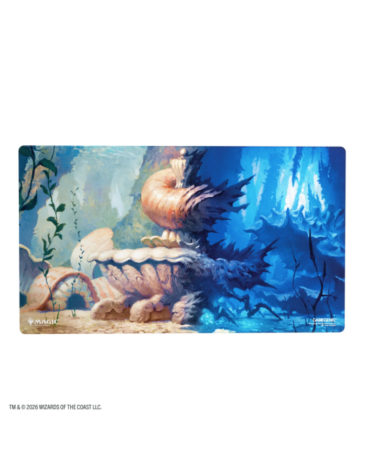 Magic Lorwyn Eclipse Playmat Shiny Hallowed Fountain FR Gamegenic