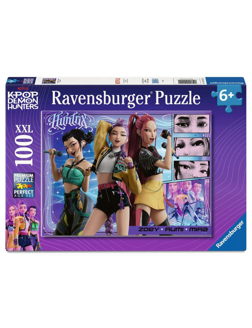 Puzzle 100p XXL Fans heureux, Honmoon heureux KPop Demon FR Ravensburger
