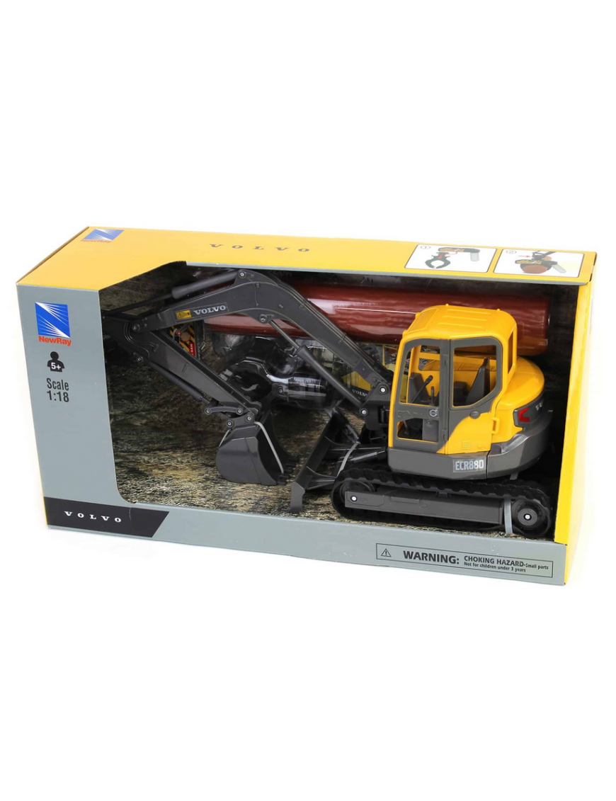 Pelleteuse ECR88D Volvo - New Ray