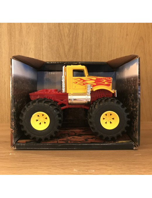 Monster Truck Camion Jaune et Rouge New Ray