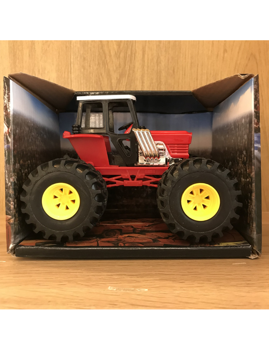 Monster Truck Tracteur Blanc et Rouge New Ray