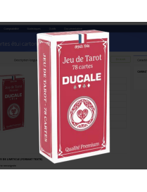 Jeux de Cartes Tarot Basic 78 cartes étui carton FR Ducale
