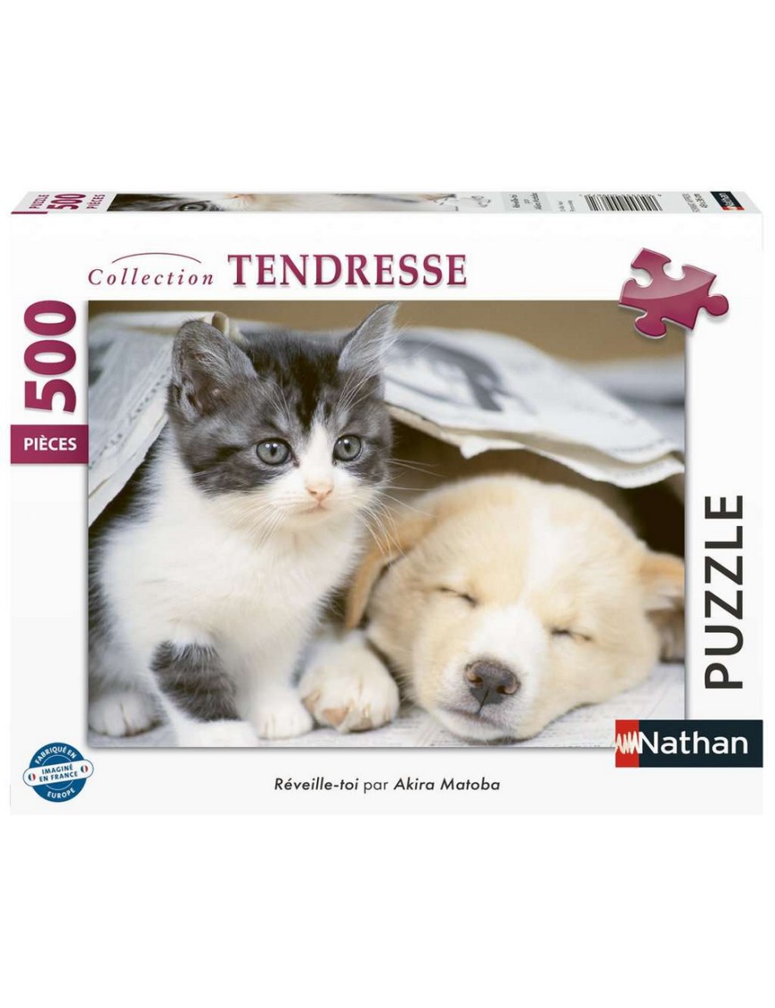 Puzzle 500p Réveille-toi FR Nathan