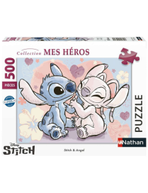 Puzzle 500p Stitch & Angel FR Nathan