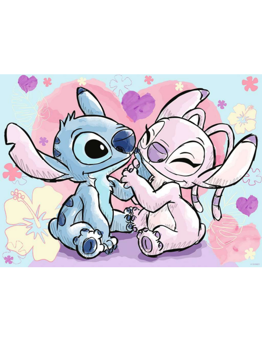 Puzzle 500p Stitch & Angel FR Nathan