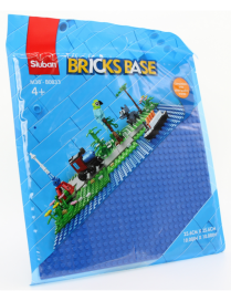 BrickBase - Plaque Bleu SLUBAN