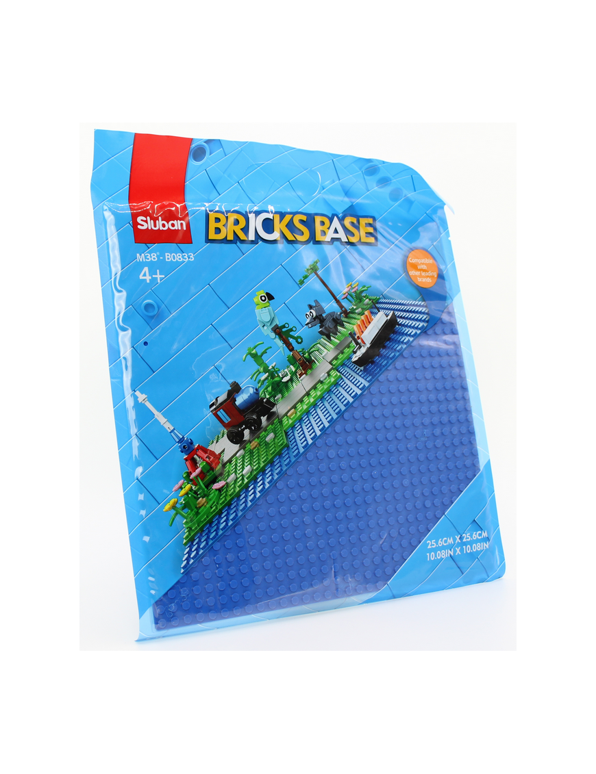 BrickBase - Plaque Bleu SLUBAN