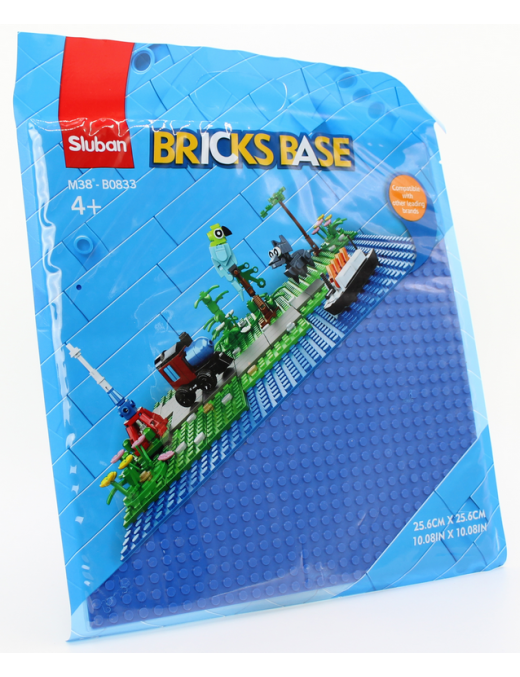 BrickBase - Plaque Bleu SLUBAN