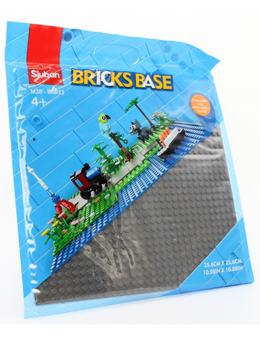BrickBase - Plaque Gris SLUBAN