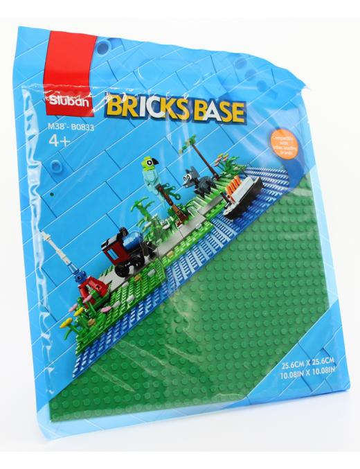 BrickBase - Plaque Vert SLUBAN