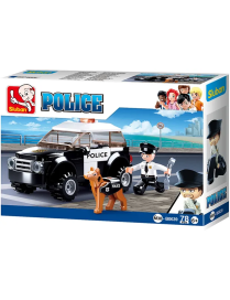 Voiture de Police avec le Chien SLUBAN