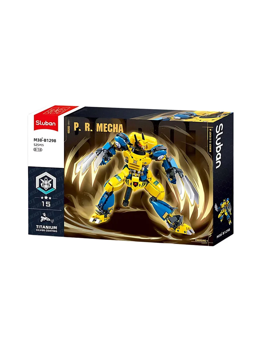 Mécha P.R. Jaune/Bleu SLUBAN