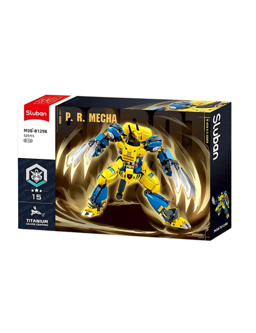 Mécha P.R. Jaune/Bleu SLUBAN