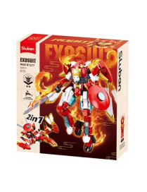 Exosuit - Robot Gris et Rouge SLUBAN