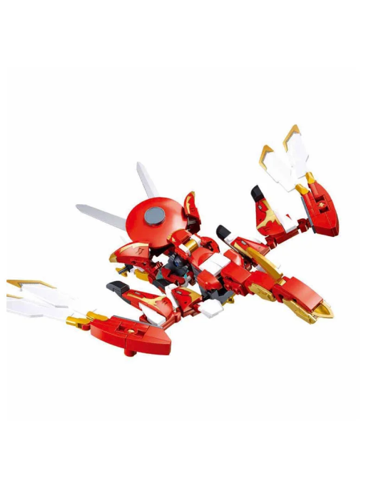 Exosuit - Robot Gris et Rouge SLUBAN