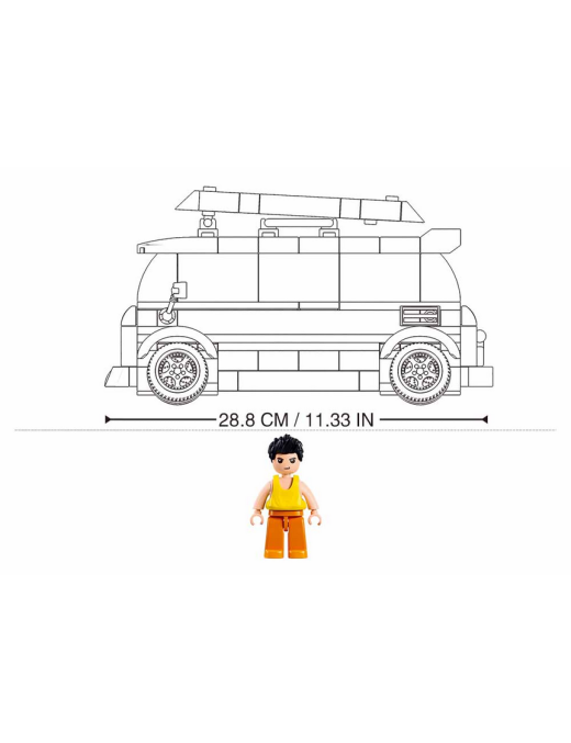 Model Bricks - Van de Surfer SLUBAN M38-B1191