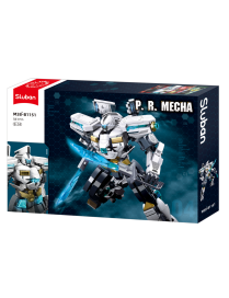 Mécha P.R. blanc/noir SLUBAN M38-B1151