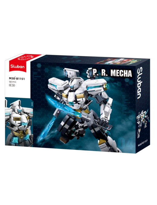 Mécha P.R. blanc/noir SLUBAN M38-B1151