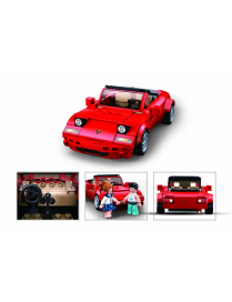 Model Bricks - Voiture rouge à feux escamotables SLUBAN M38-B1128