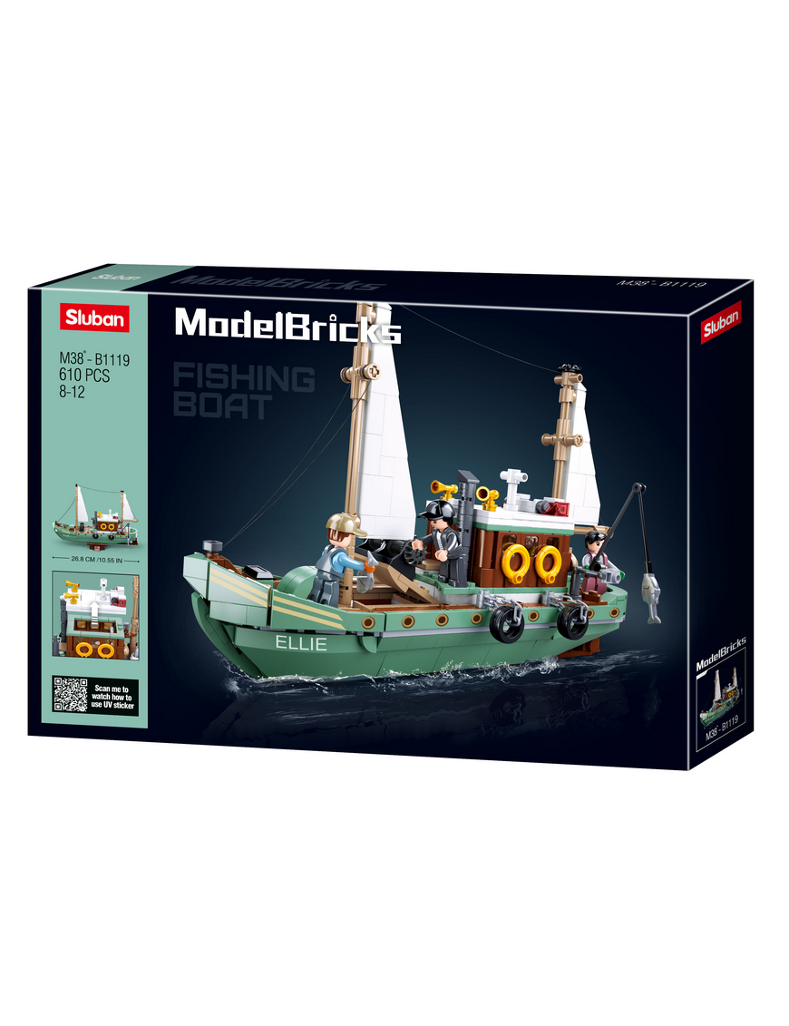 Model Bricks - Bateau de pêche SLUBAN M38-B1119