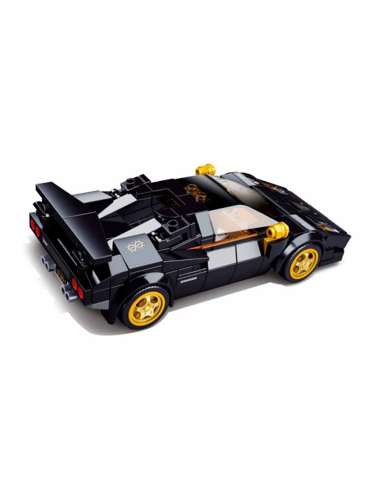 Model Bricks - Voiture de sport noire SLUBAN M38-B1098